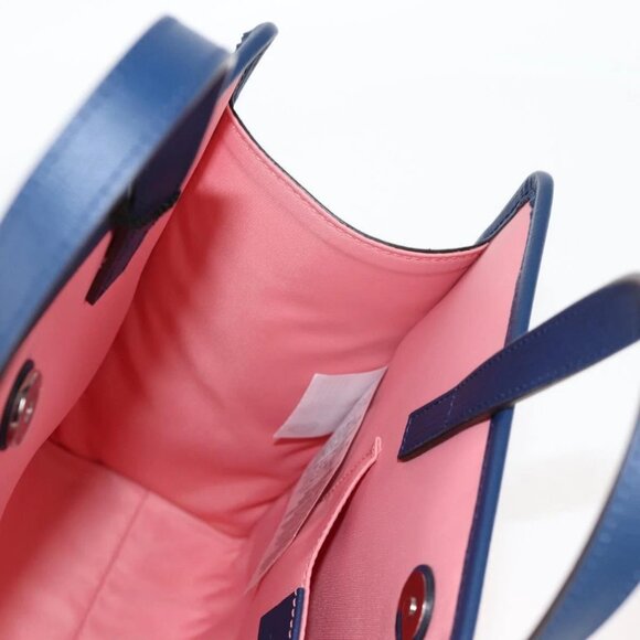 GUCCI GG Supreme Children's Hand Bag PVC Pink Silver 605614 Auth 116571AM - Picture 13 of 16